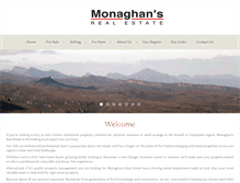 Tablet Screenshot of monaghansrealestate.com